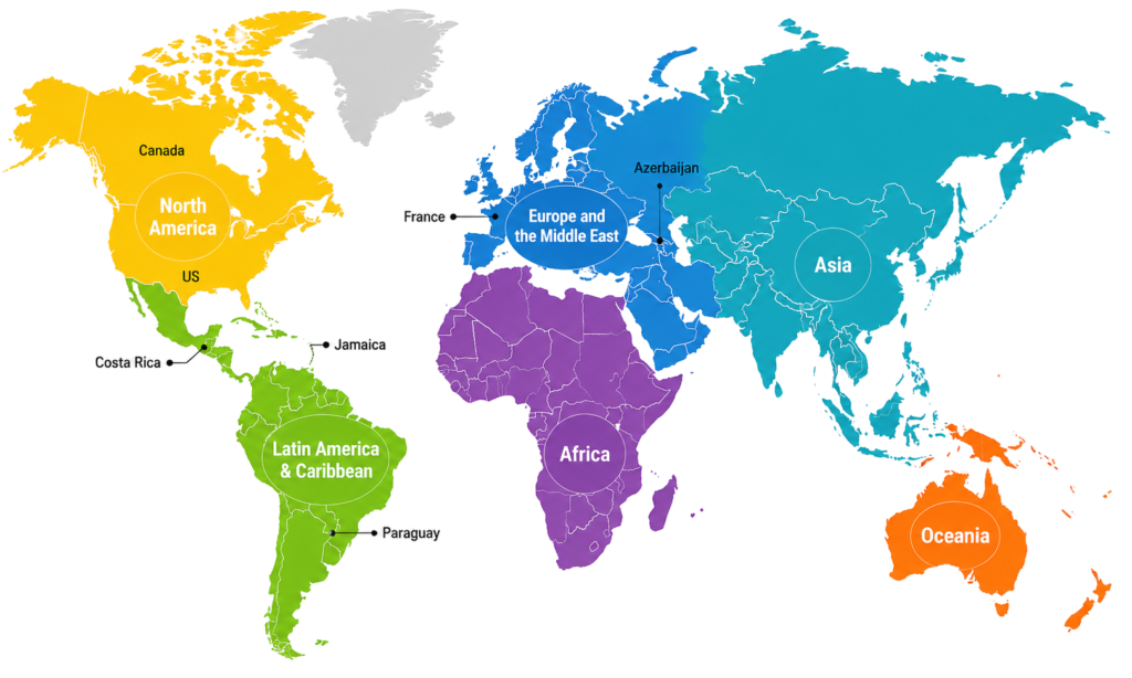 world map